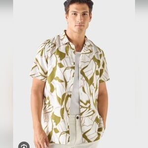 Ted Baker London, Large Linen Cotton Blend Shirt